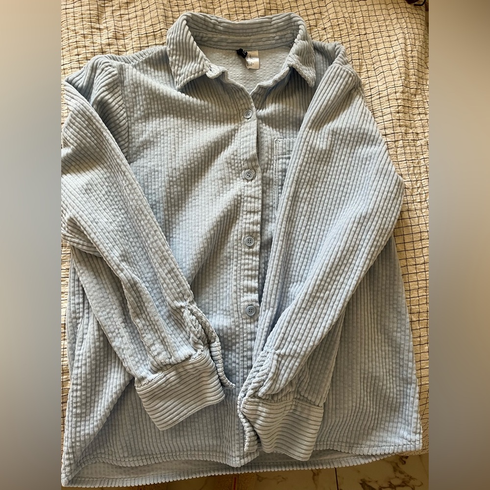 H&M corduroy button up